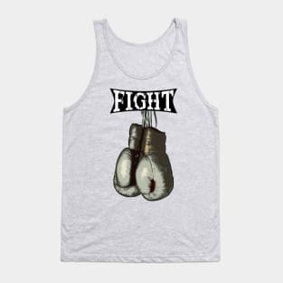 Vintage Boxing Gloves - Fight Tank Top